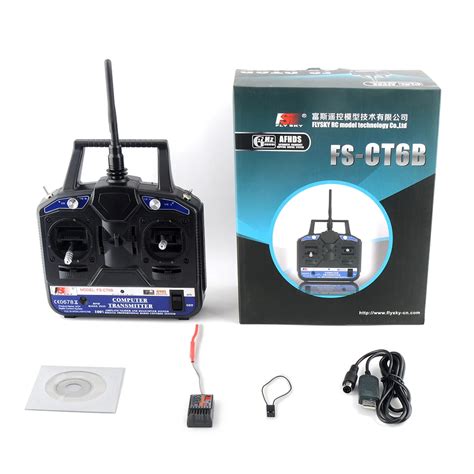 Fly Sky FS CT6B 6CH 2 4G RC Transmitter FS R6B Receiver Remote