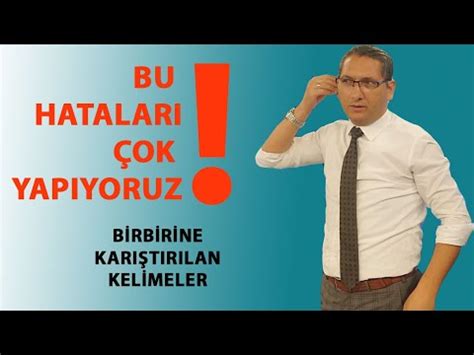 Diksiyon Dersleri 10 Birbirine karıştırılan kelimeler YouTube