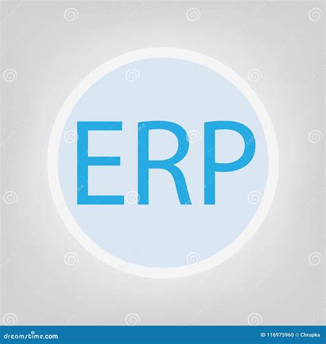 Concepto Del Planeamiento Del Recurso De La Empresa Del Erp Ilustraci N