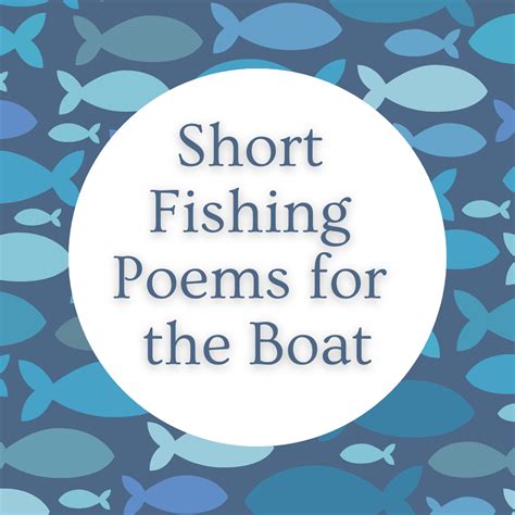 25 Short Fishing Poems & Lyrics For The Boat - Aestheticpoems