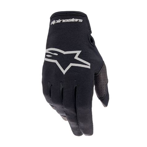 Guantes Alpinestars Radar Negro Gris MX23 Reveymo