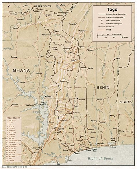 Togo Maps Perry Castañeda Map Collection Ut Library Online