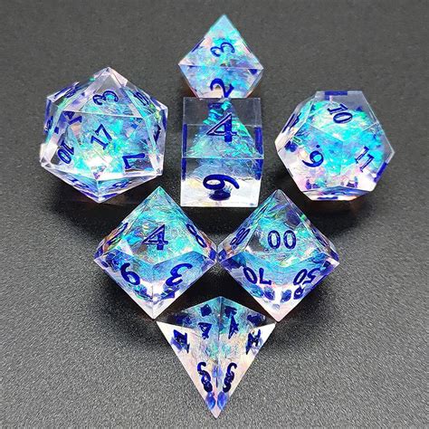 Pcs New For D D Dnd Resin Dice Set Polyhedral Table Games Accessory