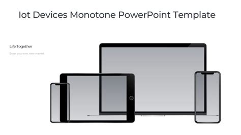 Iot Devices Monotone Powerpoint Template Slidevilla