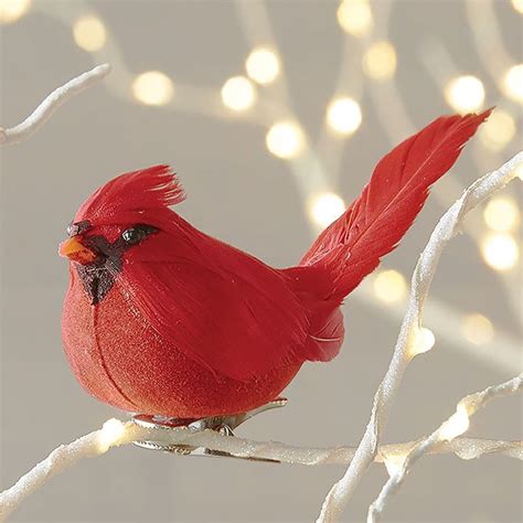 Raz 4 Clip On Cardinal Christmas Ornament 3706121 Manualidades Navideñas Manualidades