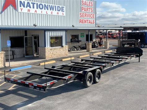 Stock 61058 Lonestar 40ftx96in Gooseneck Pipe Hauler Trailer W