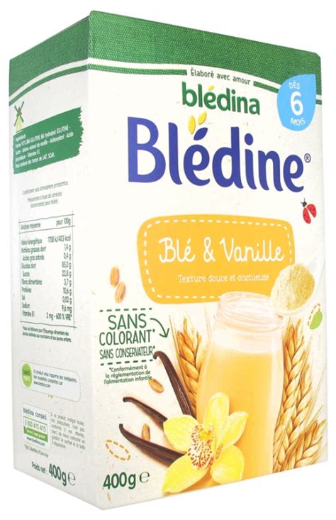 Blédina Blédine Wheat & Vanilla From 6 Months 400g