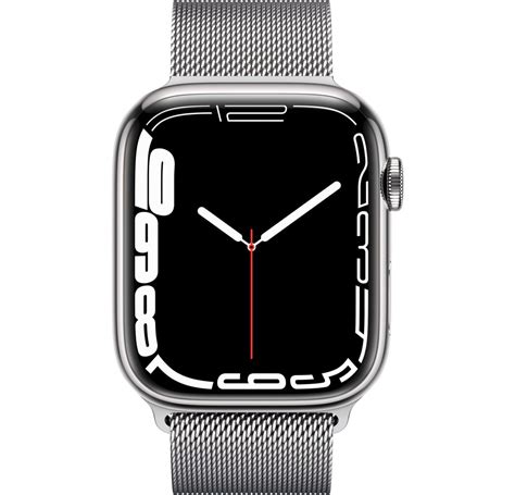 Rent Apple Watch Series 7 GPS + Cellular, Stainless Steel Case, 41mm from €29.90 per month