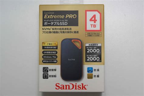 Yahoo オークション Sandisk エクストリーム プロ ポータブルssd V2 4tb