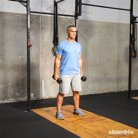 Lateral Lunge With Tricep Extension Exercise How To Skimble