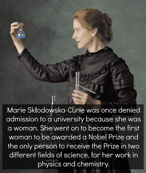 Marie Curie, the ONLY person ever to win two Nobel prizes in two ...