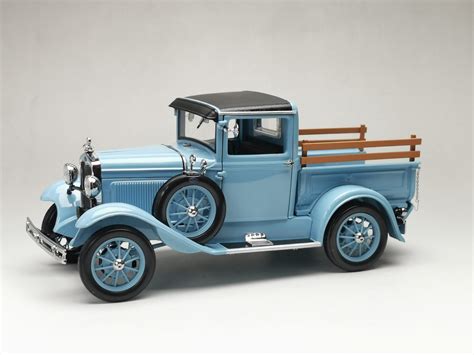 1931 Ford Model A Pickup Hessian Blue Sunstarmodelcars