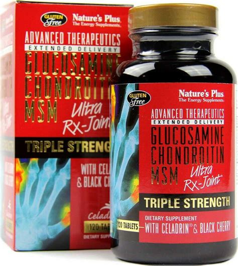 Nature S Plus Triple Strength Ultra Rx Joint Glucosamine Chondroitin