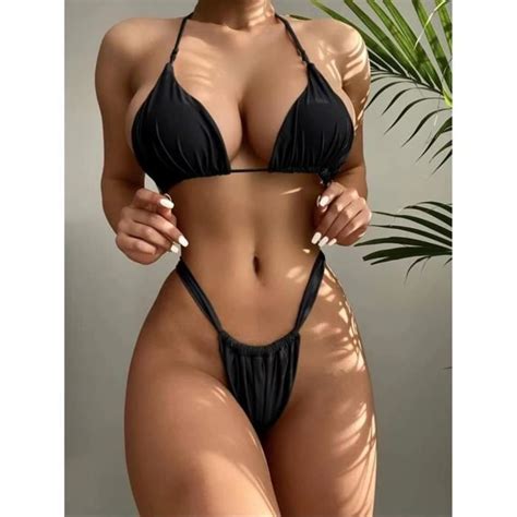 Maillot De Bain Bikini Pour Femme Maillot De Bain Triangle Push Up