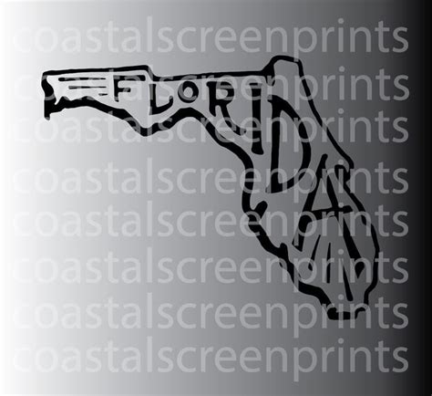 Florida State Outline SVG PDF & Illustrator File for Cricut - Etsy ...