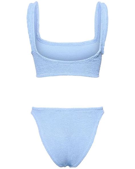 Hunza G Xandra Bikini Set In Blue Lyst