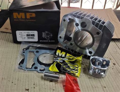 MP CYLINDER BLOCK SET 54mm 52 4mm STEELBORE FIT FOR WAVE125 XRM125