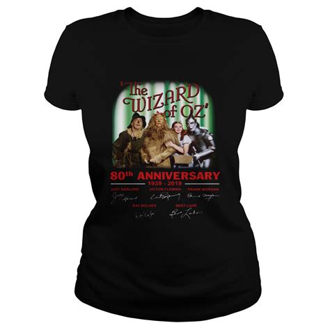 The wizard of oz 80th anniversary 19392019 signatures shirt - Trend Tee ...