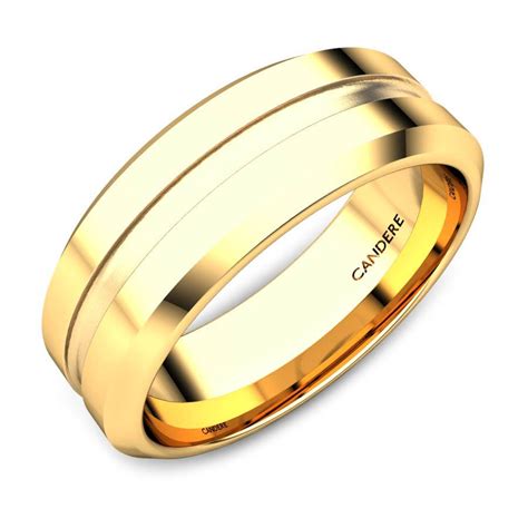 Real Gold Rings for Men with Best Price - Candere by Kalyan Jewellers