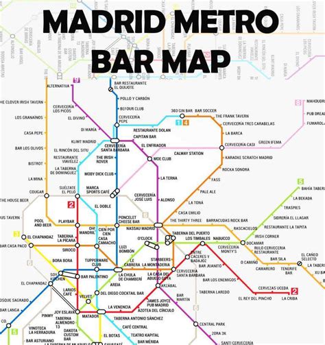 Mapa Del Metro De Madrid Mapa