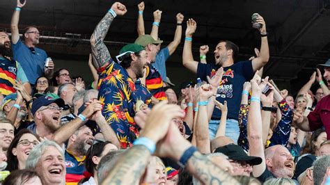 All The Fans At Gold Coast Suns Vs Adelaide Crows Match NT News