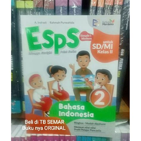 Jual BUKU ESPS BAHASA INDONESIA KLS 2 SD MI KURIKULUM MERDEKA Shopee