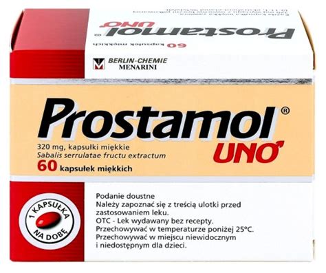 Prostamol Uno prostata parcie na mocz 60 kapsułek 13577597791 Allegro pl