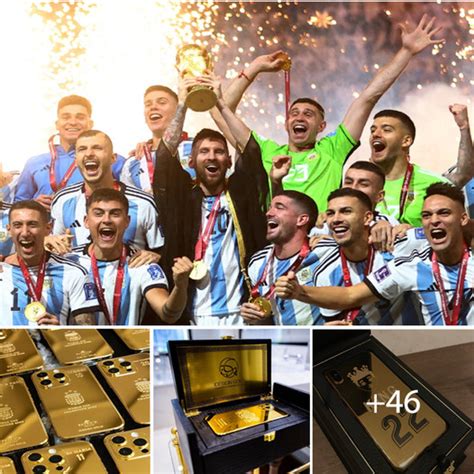 Lionel Messi Splashes Out 175 000 On 35 Gold IPhones For His World Cup