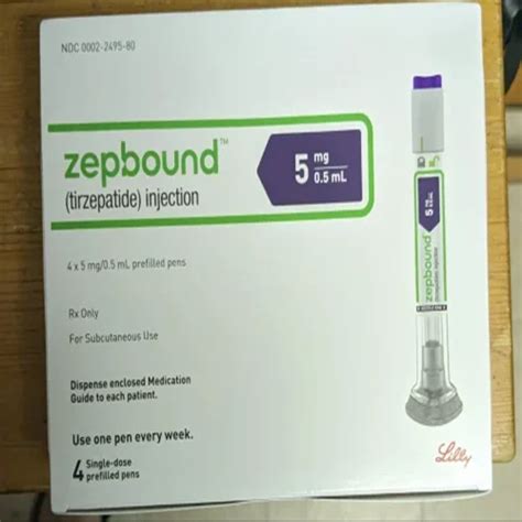 ZEPBOUND 5MG O 5ML TIRZEPATIDE INJECTION CANADA DELIVERY Indoco