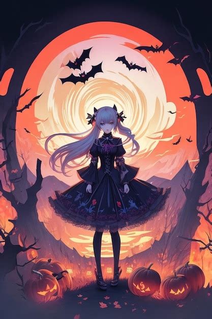 Premium AI Image | Mystical Dusk Adventure Anime Korean Blonde Girl's ...