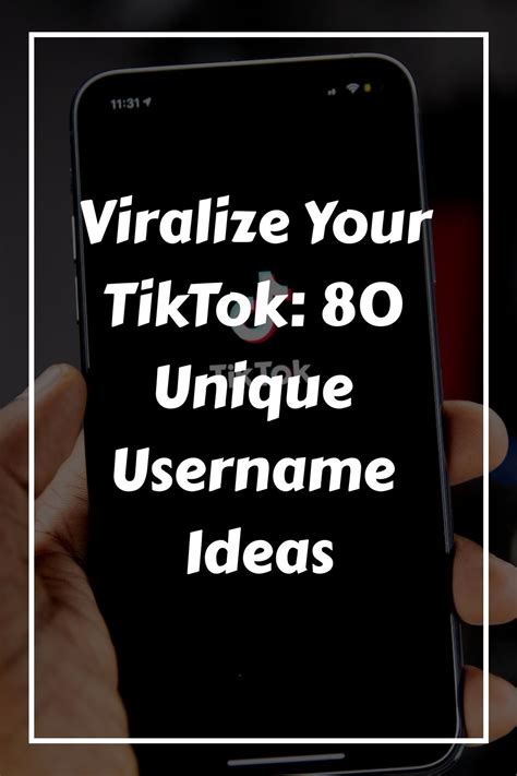 Viralize Your Tiktok 80 Unique Username Ideas In 2024 Insta User