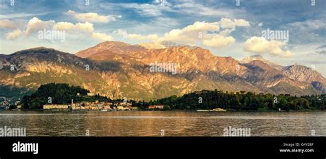 Bellagio Lago Di Como Lake Como High Definition Panorama Stock Photo