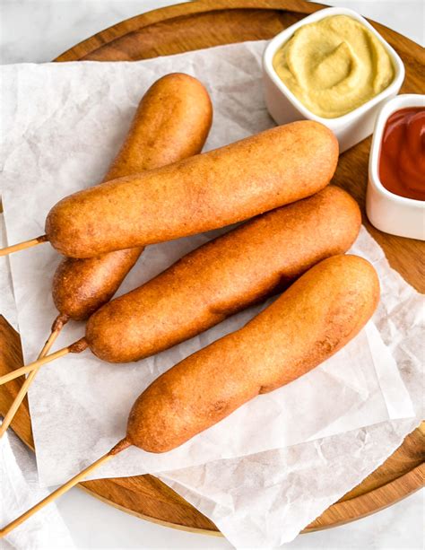 Homemade Corn Dogs Recipe (Better than the Fair) - Herbs & Flour