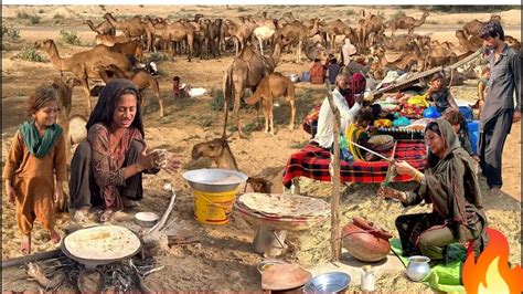 🔥🤔desert Women Morning Routine In Winter Cooking Traditional