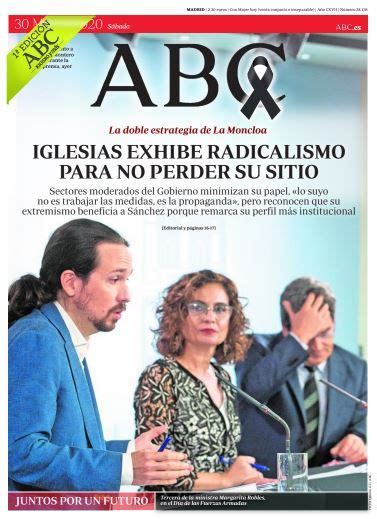 Portada de ABC del sábado 30 de mayo