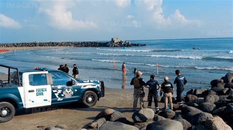 Localizan a bañista desaparecido en playa de Boca del Río Video