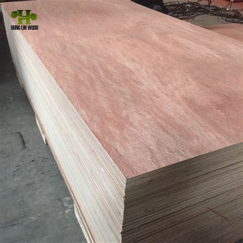 Bintangor Okoume Red Pencil Ceder Commercial Plywood For Furniture