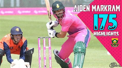 Aiden Markram Vs Netherlands Highlights South Africa V