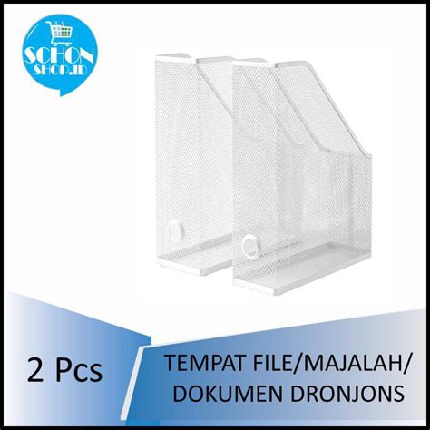 Jual Tempat File Majalah Box File Dokumen Surat Dronjon Putih Shopee