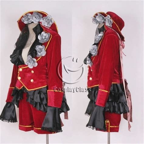 Black Butler Ciel Phantomhive Red Cosplay Costume Cosplayclass