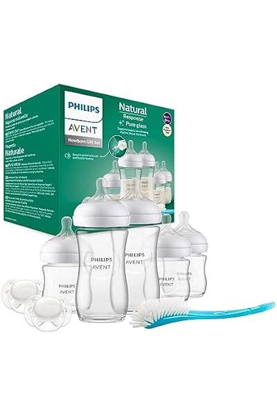 Zestaw Philips Avent Natural Z Responsywnym Smoczkiem Szkl Butelki