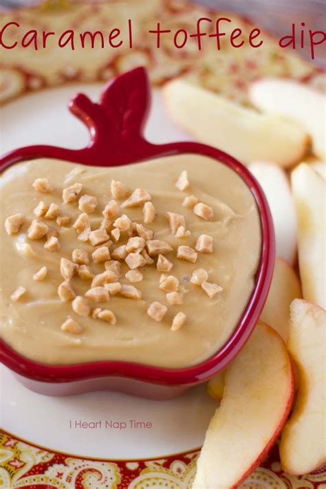 Caramel Apple Toffee Dip From A Delicious Snack