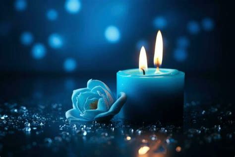 Blue Candle Stock Photos, Images and Backgrounds for Free Download