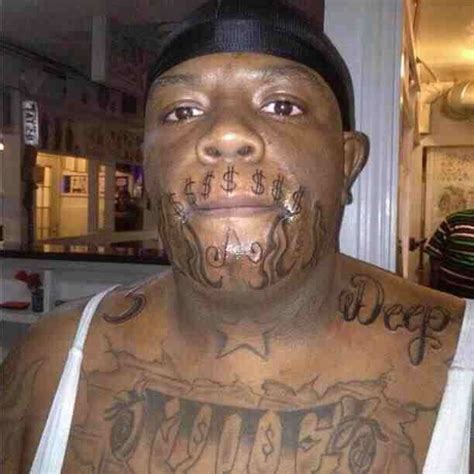 Outrageous Face Tattoos