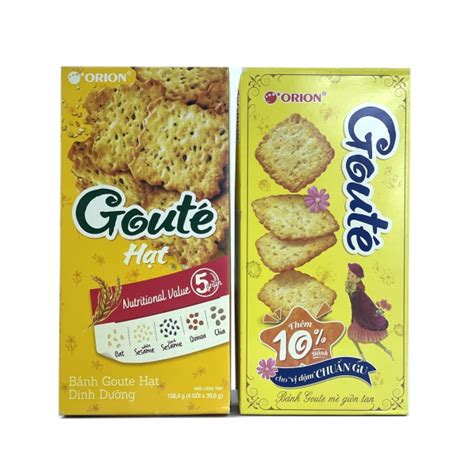 Bánh Gouté Hạt Dinh Dưỡng 158.4g - Hộp 4 Gói