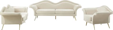 Meridian Furniture Lips Collection Sofá biplaza tapizado de