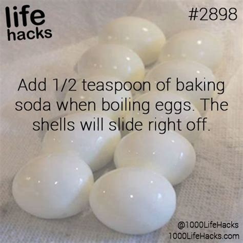 Baking Tip: Add Baking Soda to Boiling Eggs for Easy Peeling