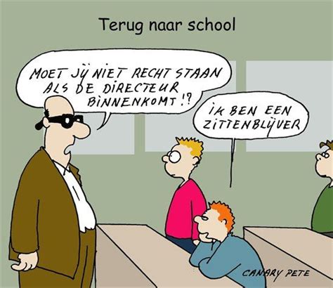 Terug Naar School Onderwijs Humor Terug Naar School School