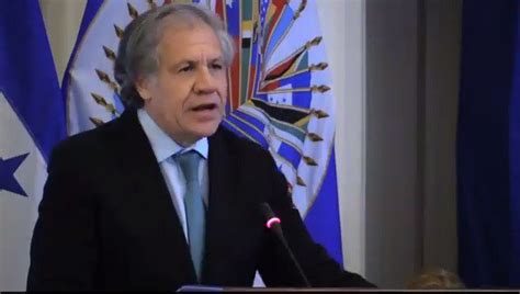 Maccih On Twitter Secretario General De La Oea Oficial Luis Almagro