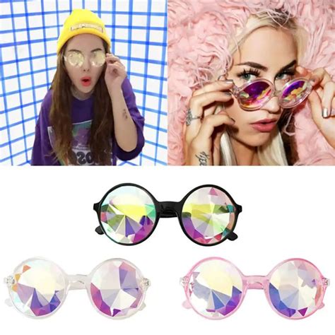 Jogal High Quality Kaleidoscope Glasses Rave Festival Party Edm